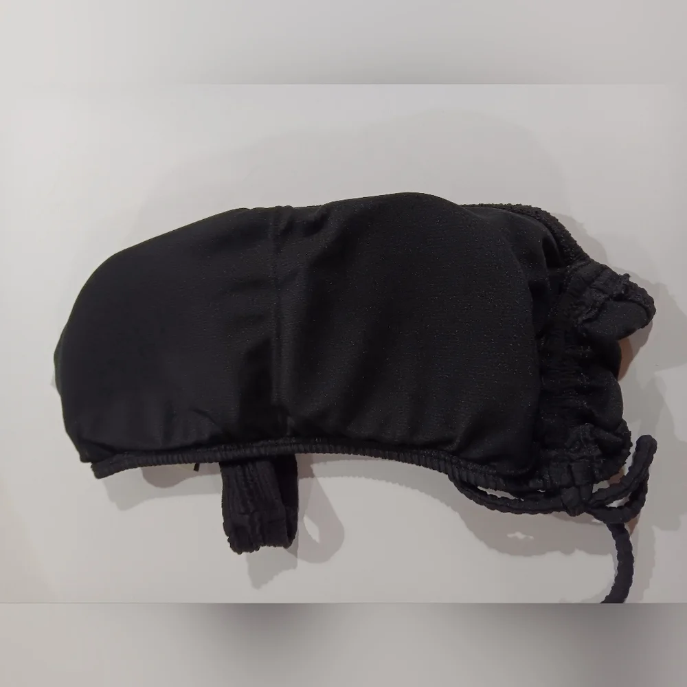 Salt + Cove Juniors' (Size M) Black 1-Shoulder Swim Top with Tie (NWT) - Picture 5 of 10